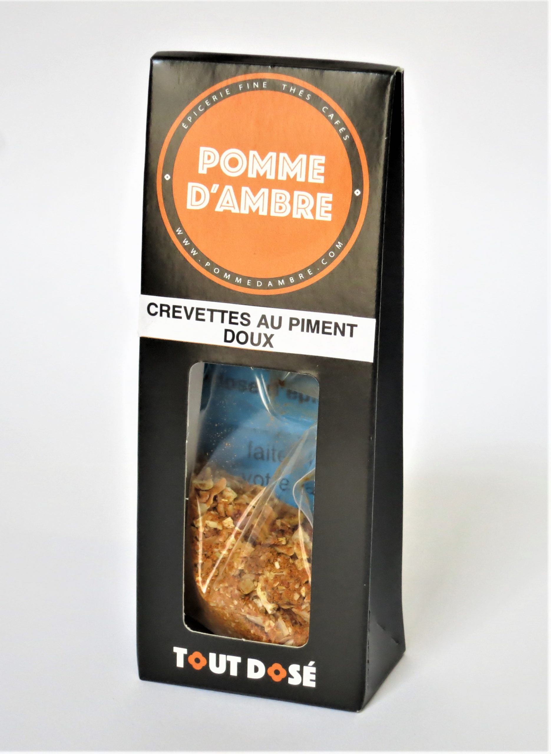 Epices TOUT DOSÉ, mélange d'épices pour Crevettes au piment doux