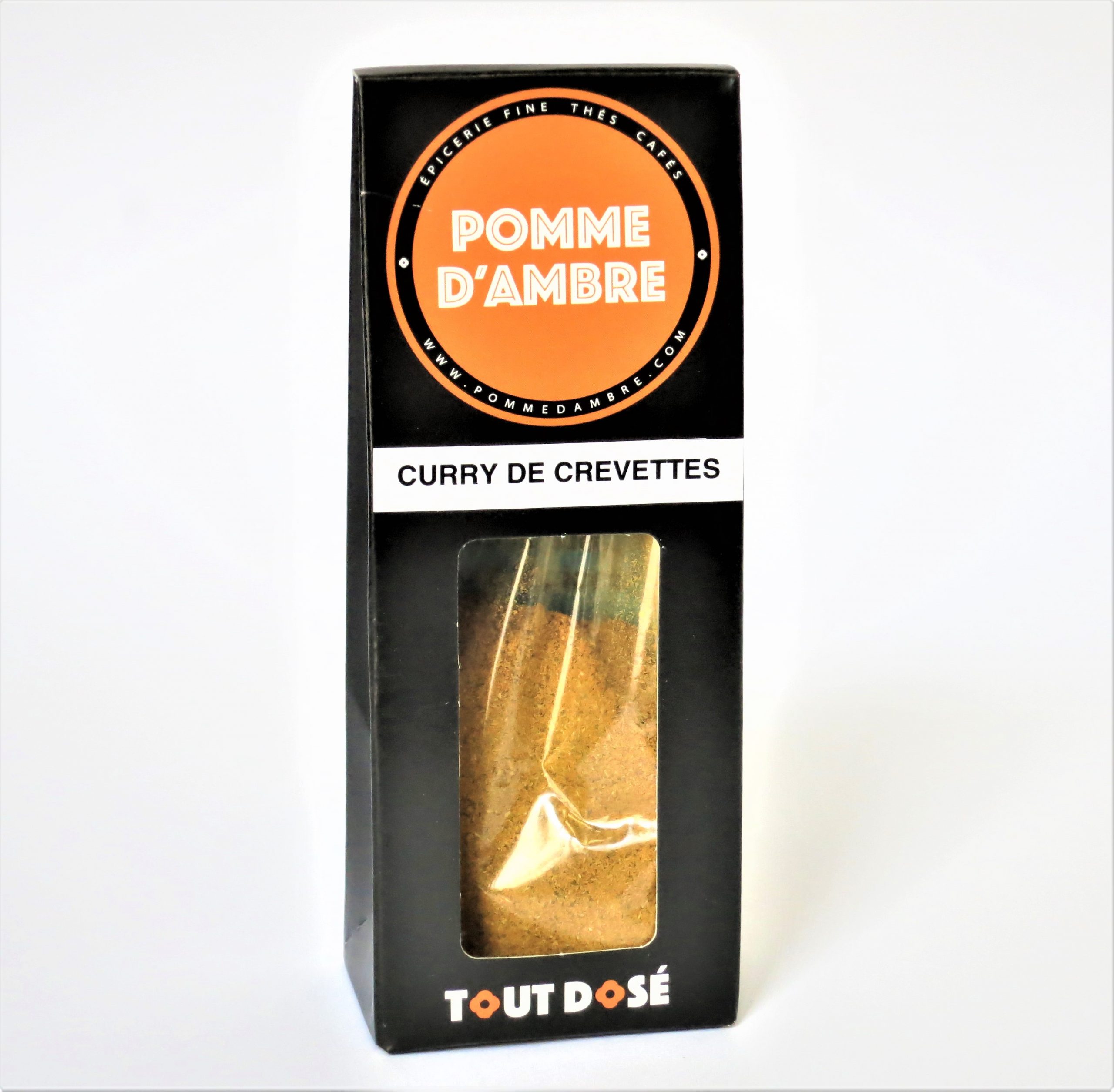 Epices TOUT DOSÉ, mélange d'épices pour Curry de crevettes