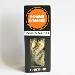 Epices TOUT DOSÉ, mélange d'épices pour Saumon mariné au DarjeelingEpices TOUT DOSÉ, mélange d'épices pour Saumon mariné au Darjeeling