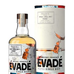 ÉVADÉ single malt tourbé whisky français 43%ÉVADÉ whisky single malt tourbé 43%