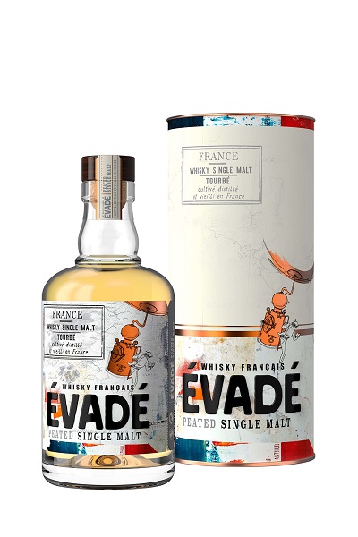 ÉVADÉ whisky single malt tourbé 43%