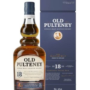 OLD PULTENEY 18 ans single malt whisky 46%Old Pulteney 18 ans, single malt whisky Ecosse 46%