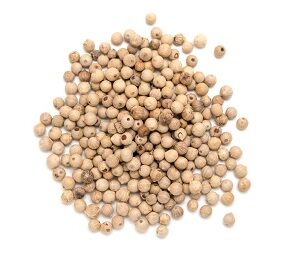 Poivre blanc entierpoivre blanc en grains, en vrac