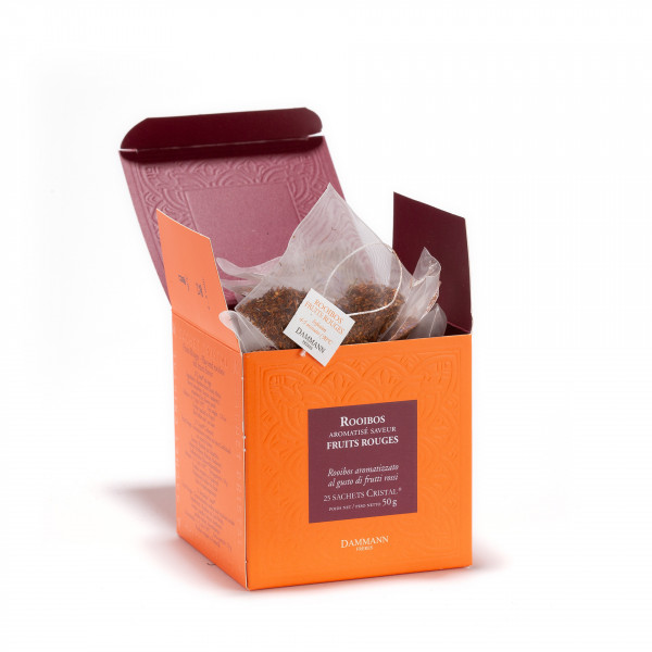 DAMMANN, Fruits rouges, rooibos, boîte de 25 sachets