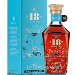 RUM NATION 18 ans Panama Decanter 40%RUM NATION 18 ans Panama Decanter 40%