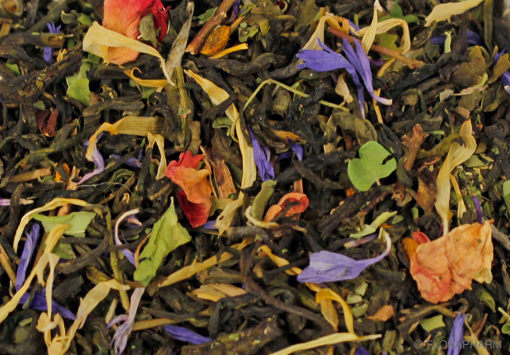 Fin de l'été, thé vert parfumé bio, en vrac