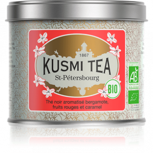Saint-Pétersbourg Bio, thé noir, boîte ou sachetsKusmi Tea St Pétersbourg bio