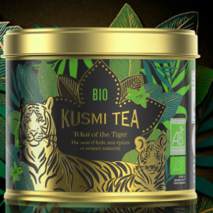 Tchaï of the Tiger, thé noir Bio boîte de 100gTchaï of the Tiger, thé noir Bio boîte de 100g