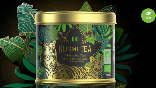 Tchaï of the Tiger, thé noir Bio boîte de 100g