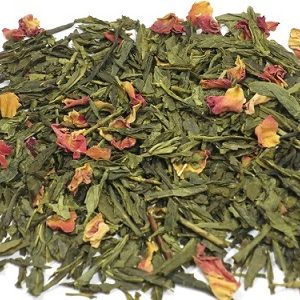 Cerise sakura thé vertThé du Japon à la cerise sakura, thé vert parfumé en vrac