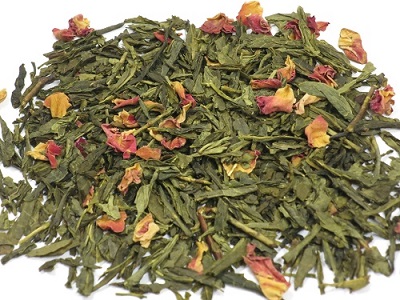 Thé du Japon à la cerise sakura, thé vert parfumé en vrac