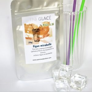 Figue Mirabelle, thé noir glacé sachet 20gFigue Mirabelle, thé noir glacé sachet 20g