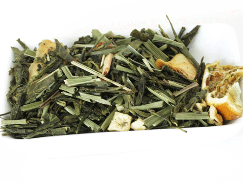 Opéra Vert, thé vert parfumé, en vrac