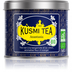 Anastasia, thé noir Bio, boite ou sachetsKusmi, Anastasia, thé noir Bio, boite ou sachets