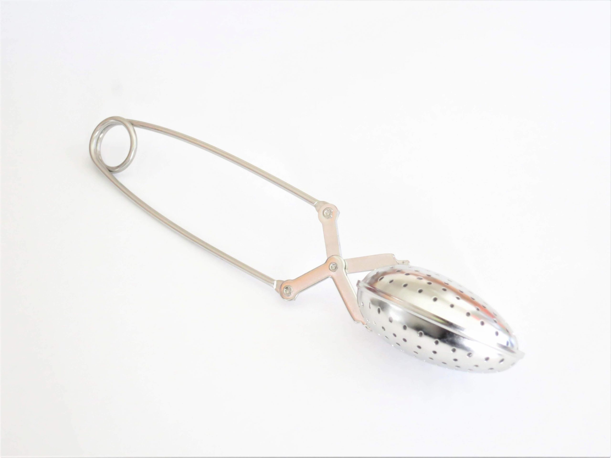 Cuillère à thé infuseur à pince inoxydable