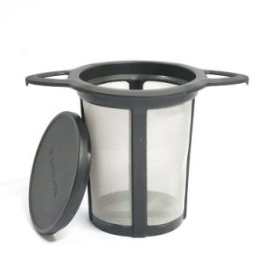 Filtre à thé nylon noir pour mugFiltre à thé nylon noir pour mug