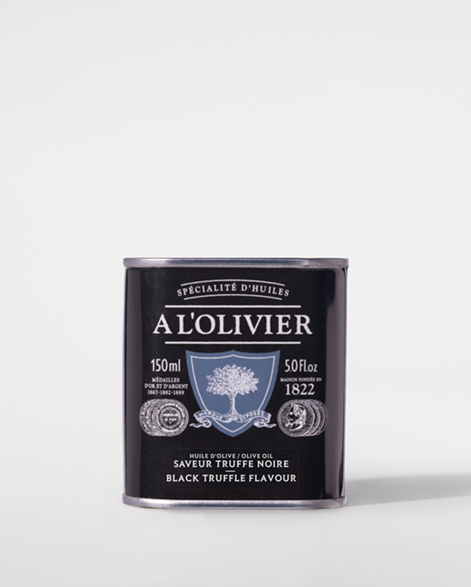 A L'OLIVIER, Huile d'olive truffe noire 150ml