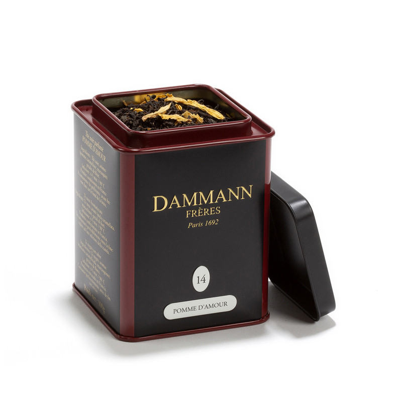 DAMMANN Pomme d'Amour, thé noir, boite ou sachets