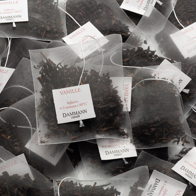 Vanille, thé noir 24 sachets suremballés – Image 2