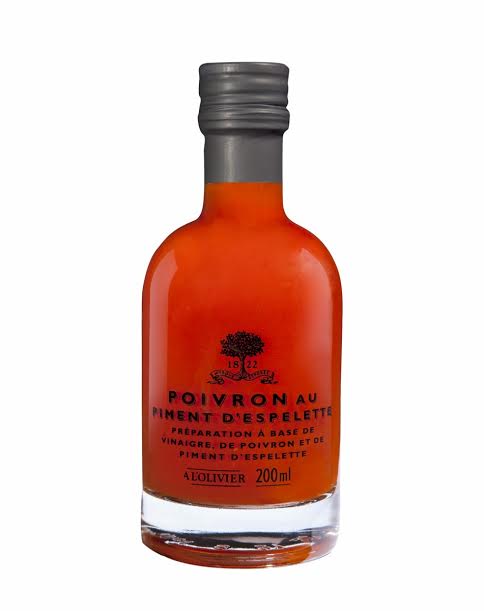 A L'OLIVIER Vinaigre Pulpe de Poivron et Piment d'Espelette