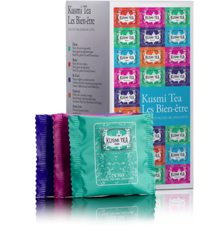 Kusmi, Les Bien-Être Bio, assortiment de 24 sachets