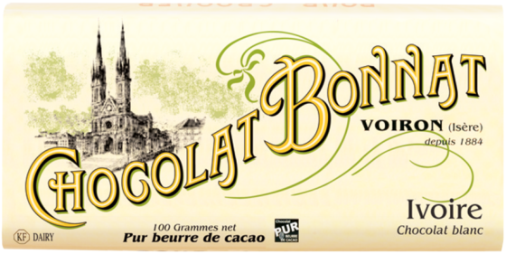 Tablette Chocolat blanc ivoire