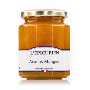 Confiture Ananas MangueL'ÉPICURIEN, confiture artisanale Ananas Mangue, 320g