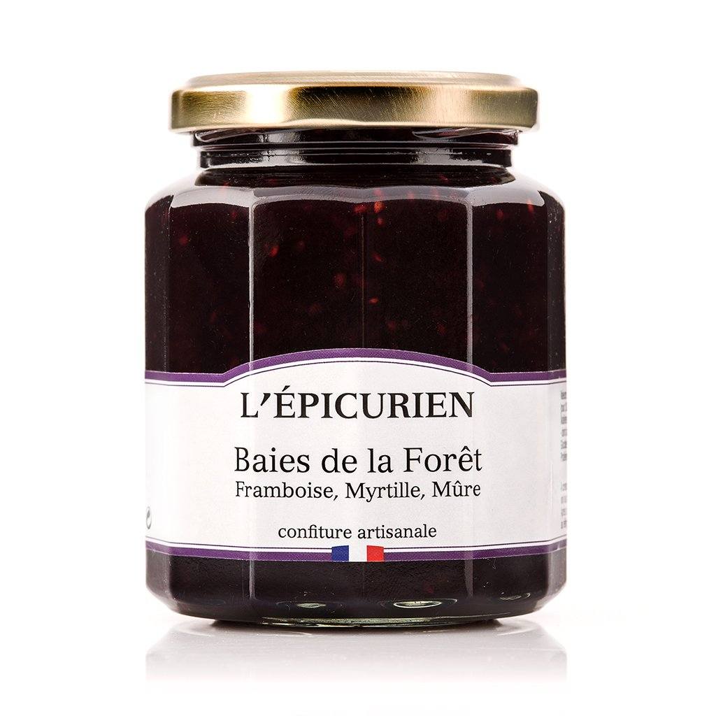 L'ÉPICURIEN, Confiture Baies de la Forêt framboise myrtille mûre