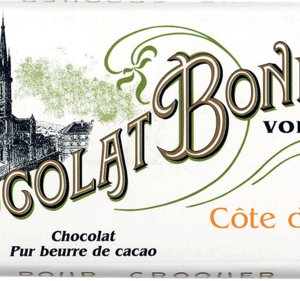 Tablette Chocolat noir Côte d'IvoireBONNAT, Tablette Chocolat noir Côte d'Ivoire