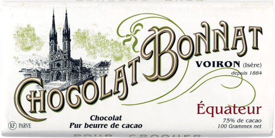 BONNAT, Tablette Chocolat noir Equateur
