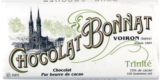 BONNAT, Tablette Chocolat noir Trinité