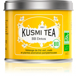 BB Detox, thé vert et mate Bio boite ou sachetsKusmi, BB Detox, the vert et mate Bio, boite ou sachets