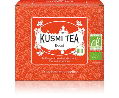 Boost, thé vert Bio, boîte ou sachets – Image 2