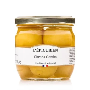 Citrons Confits, condimentL'ÉPICURIEN, Citrons Confits, condiment artisanal