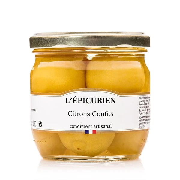 L'ÉPICURIEN, Citrons Confits, condiment artisanal