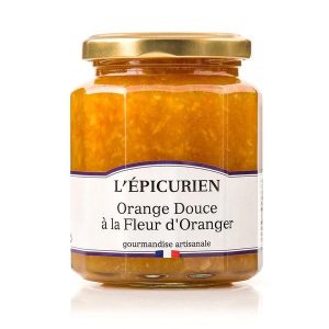 Confiture Orange Douce à la Fleur d'OrangerL'ÉPICURIEN Orange douce fleur d'Oranger gourmandise artisanale