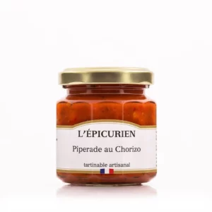 Piperade au Chorizo tartinableL'ÉPICURIEN, Piperade au chorizo, tartinable artisanal