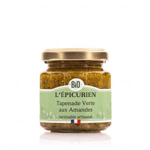 Tapenade Verte aux Amandes tartinable BioL'ÉPICURIEN, Tapenade Verte aux Amandes Bio, tartinable