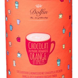 Chocolat en poudre Orange et ÉpicesDOLFIN, Chocolat en poudre Orange et Épices