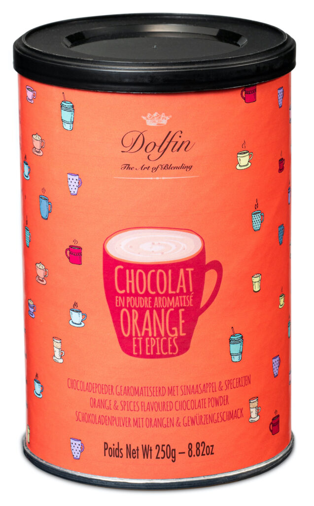 DOLFIN, Chocolat en poudre Orange et Épices