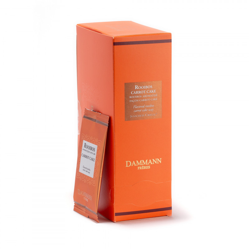 DAMMANN,Carrot cake rooibos, boîte ou sachets