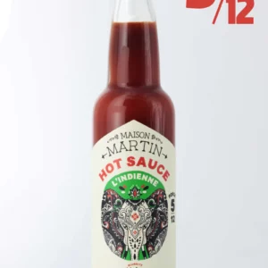 Sauce piment L'INDIENNE (100ml)Maison MARTIN, Sauce piment L'INDIENNE (100ml)