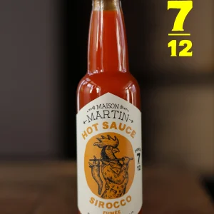 Sauce piment fumée forte SIROCCO (100ml)Maison MARTIN, Sauce piment fumée forte SIROCCO (100ml)