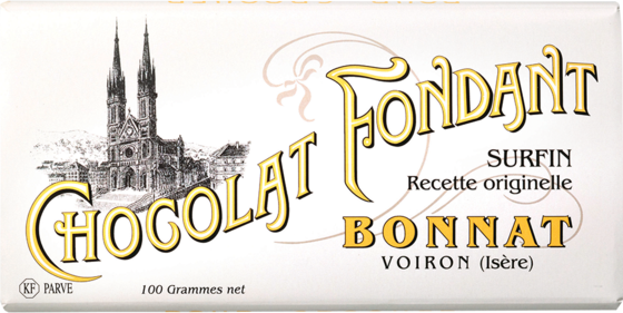BONNAT, Tablette Chocolat noir Surfin, Recette originelle