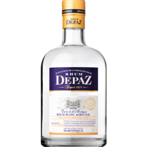 DEPAZ Rhum blanc Cuvée de la Montagne 45%Rhum DEPAZ cuvée de la Montagne, rhum blanc agricole.