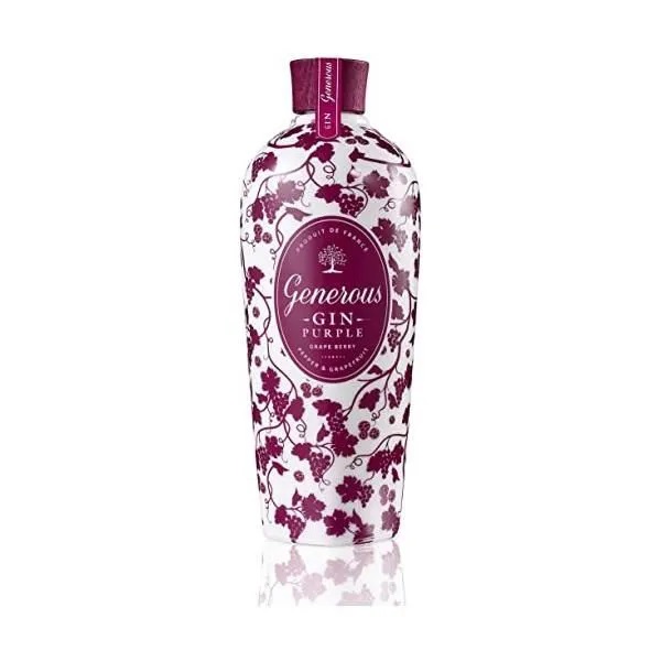 Generous gin purple, un gin français poivre et pamplemousse