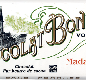 Tablette Chocolat noir MadagascarBONNAT, Tablette Chocolat noir Madagascar