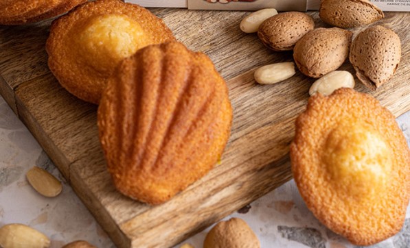 JEANNETTE, madeleines amande, boîte de 10