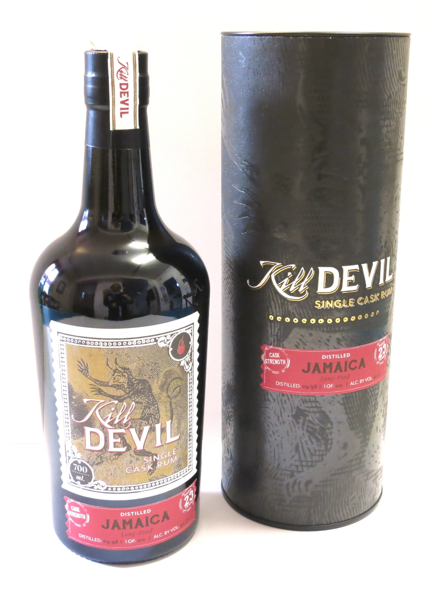 JAMAICA 23 ans, Long Pond rhum single cask Kill Devil 42,2%