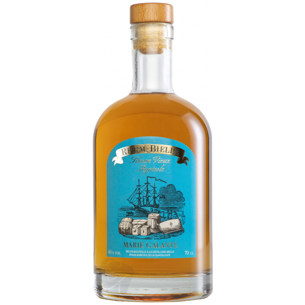 BIELLE Rhum vieux 3 ans 41%, Marie Galante